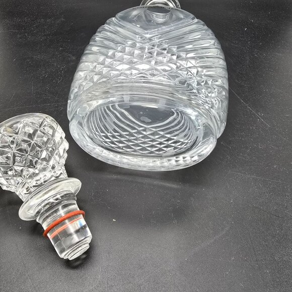 Courvoisier Crystal Decanter With Stopper Barware Cristal D'Arques JJ4090 - Picture 7 of 7